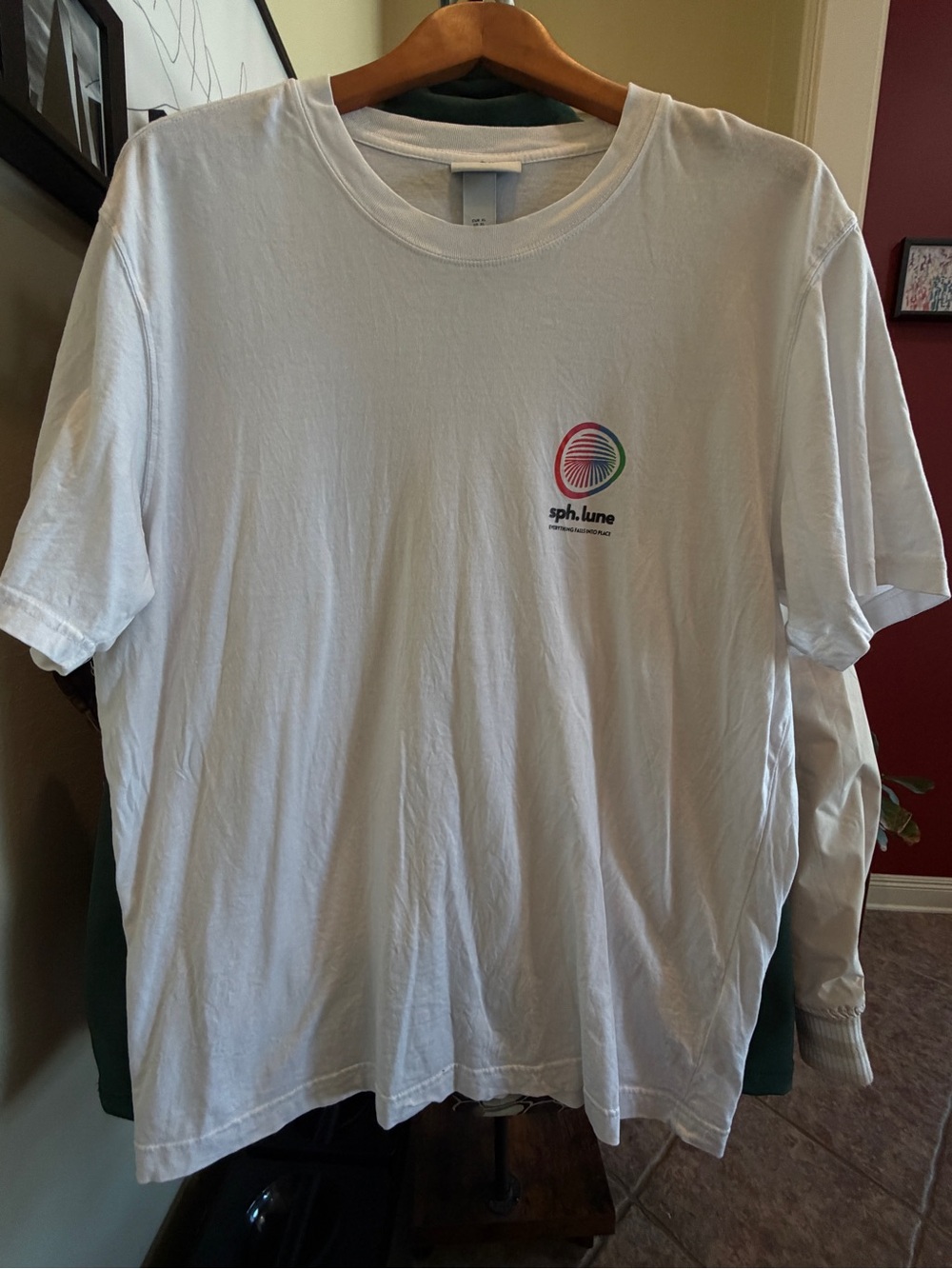 H&M Sph. Lune Graphic Tee Men’s XL White Short Sleeve Shirt